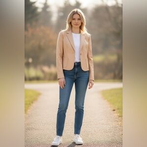 Identify Leather Jacket Size: 8